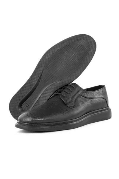 Enkel Genuine Leather Men's Casual Classic Shoes, Genuine Leather Classic Shoes, Derby Classic