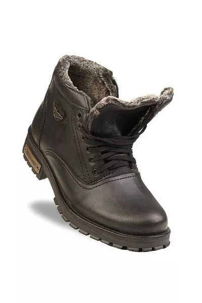  حذاء شتوي مبطن بالفرو للجنسين مقاوم للبرد