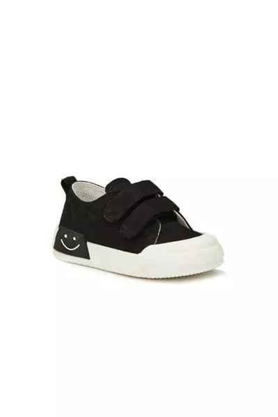 Luffy Light-Up Boys' Black Canvas Sneakers