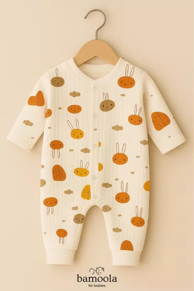 % Bio-Obst - 3-teiliges Strampler-Set mit Tiermotiven aus Baumwolle