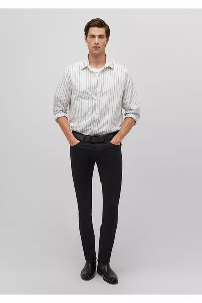 James Black Ziftt Schwarze Jeanhose 