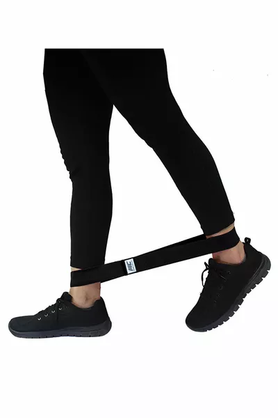 شريط مقاومة حلقي فعال أسود صلب جدًا