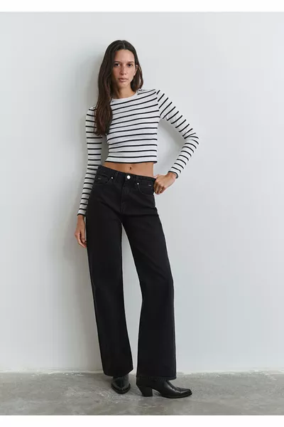 Victoria Dark Smoky Gray Gold Icon Jean Pants 