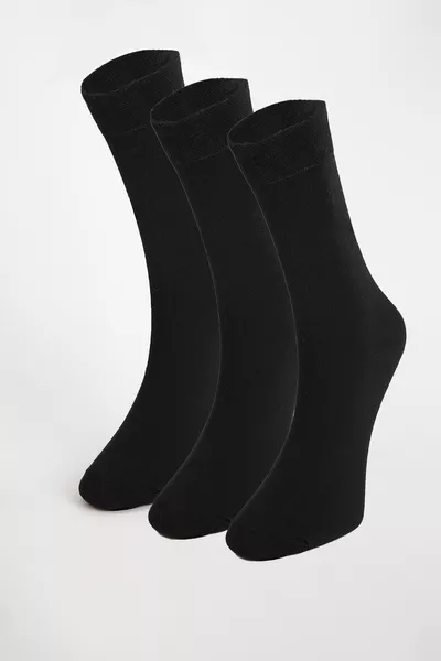 جوارب رجالية عادية بثلاث قطع