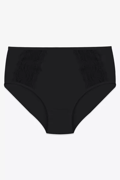 Women's 3-Pack Cotton Panties with Lace Detail