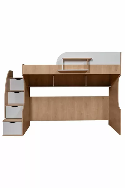 Ranza, Aura Ranza Karyola Masa 3 Kapılı Dolap, Ceviz Beyaz