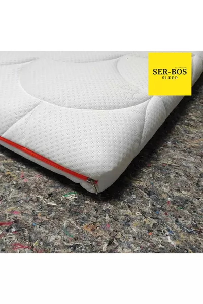 Ser-Bos Сън Виско Ортопедичен Матрак Подложка & Матрак Калъф Пералня с цип  % Виско
