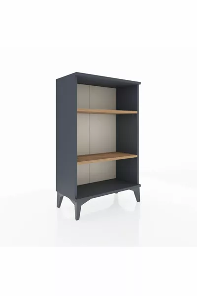 Аргес гардероб с 2 рафта Антрацит-Смърч