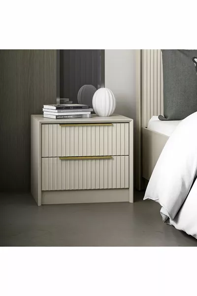 Kale Luxe Soft 2-слойна мембрана нощно шкафче-камък