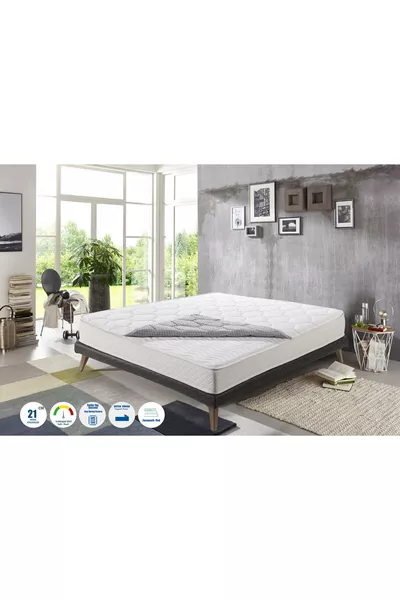 سرير رول باك فينولا نيو ألترا ارتوبيديكي مع كيس نابض وجزء علوي مبطَّن قابل للإزالة بسحاب