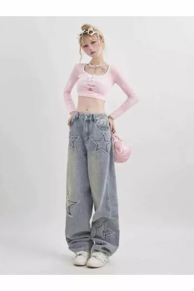 ضوء النهار نجمة التفاصيل بانث فضفاض