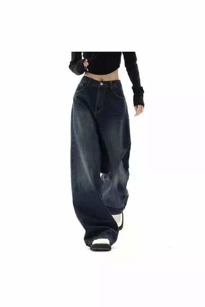 K RECYCLED BAGGY POCKET JEAN PANTOLON