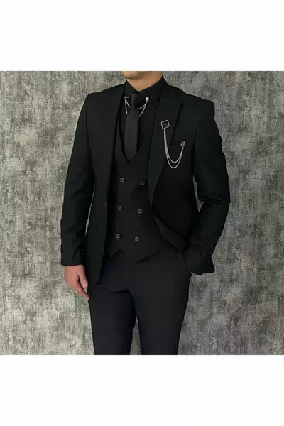 Costume Homme Slim Fit (ENSEMBLE COMPLET)