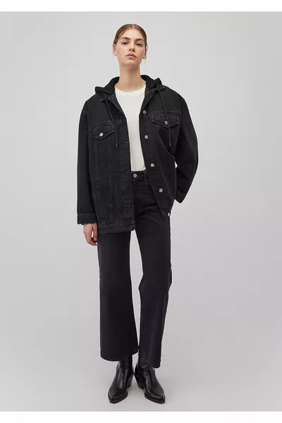 Lexa Koyu Duman Gri Jean Ceket 