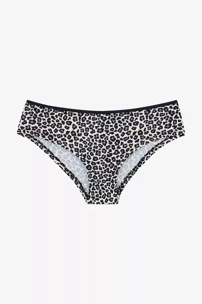 Culotte hipster léopard multicolore 5 pièces