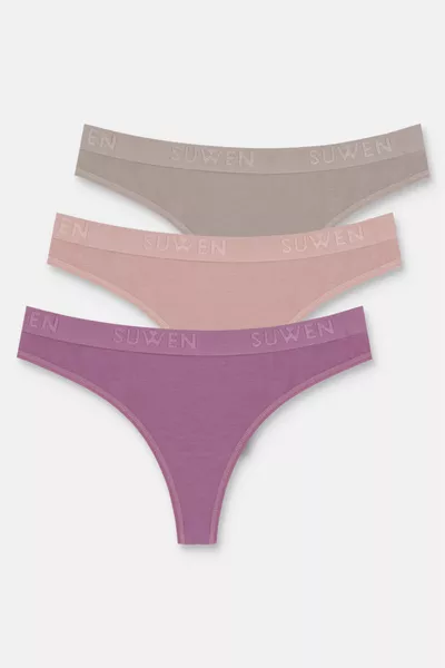 3 lü Pamuklu String Külot