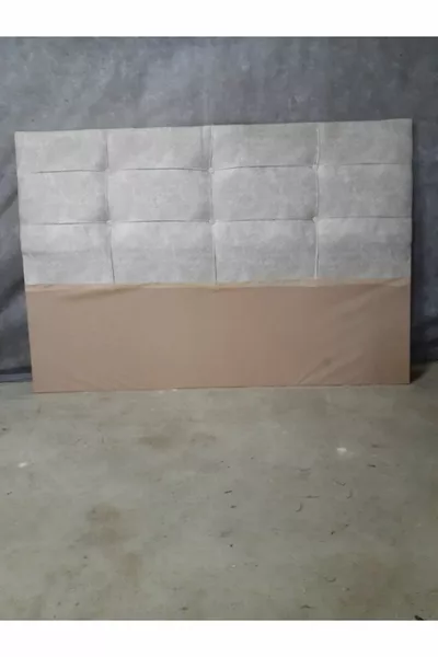 Baza Yatak Başlığı  X  Kare Kapitone Krem