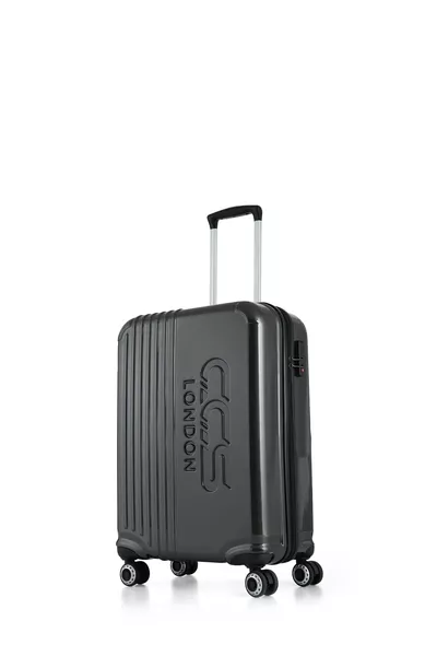 London  Polikarbon Kabin Boy Valiz Siyah