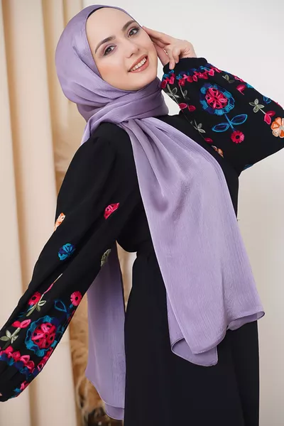 Women's Janjan Scarf Idol Series Lilac