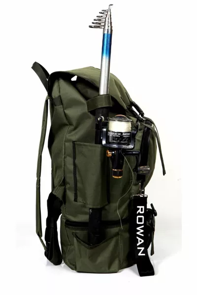 Thermal Sub-Compartment Khaki Rod-Fixed Camping and Fishing Rod, Rod Backpack **cm