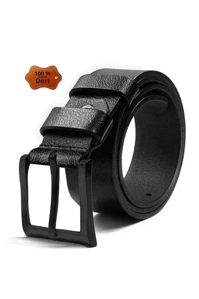 Genuine Buffalo Leather Jeans Black Belt Comes with 4-Year Warranty