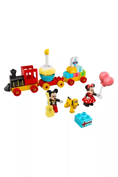 ® DUPLO® Disney Мики и Мини Рожден Ден Трейн - Образователен комплект за деца 1,5+
