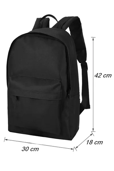 Zaino Eastpak modello Iki a due scomparti impermeabile nero per scuola media e superiore
