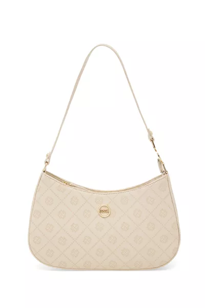 Beige Women's Hand and Shoulder Bag 