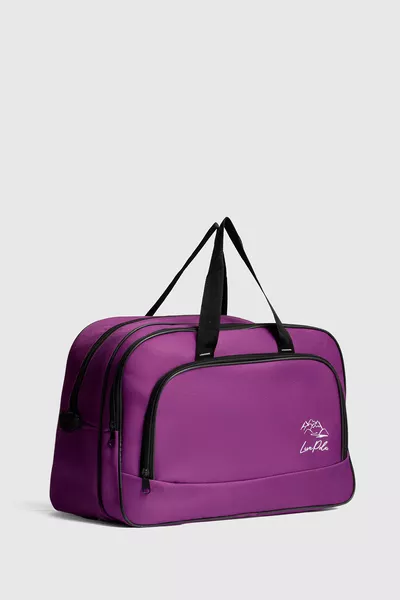  Unısex Havlu Kumaş Hostes Valiz Seyahat Tatil Spor Hastane Çok Gözlü El Ve Omuz Çantası Kabin