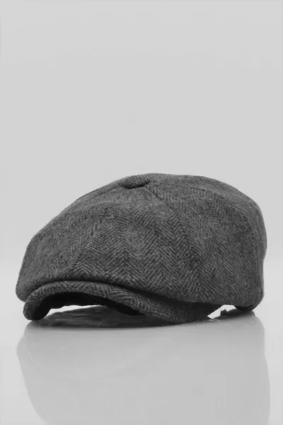 Men's Peaky Blinders Herringbone Pattern English Flat Cap