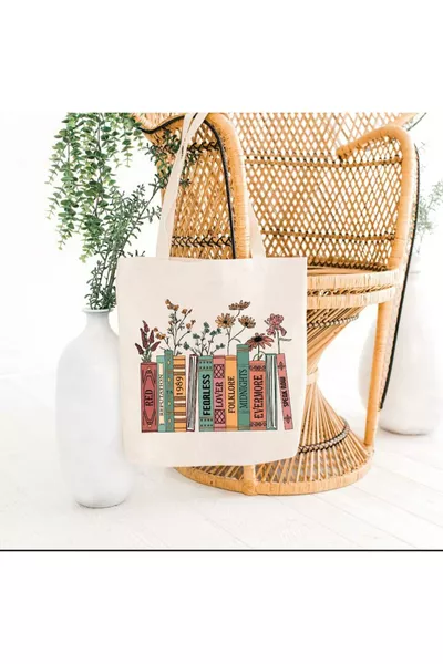 Taylor Swift Boek Album Boek Tote Bag Stoffentas