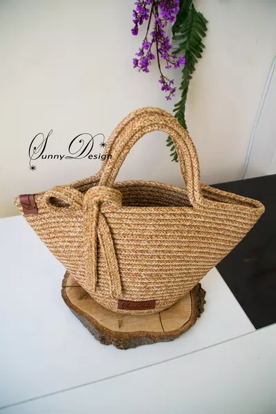 Jutetasche Handtasche Umhängetasche Alltagstasche