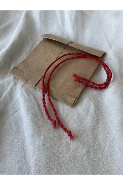 مجموعة سوار من خيطين أحمر من نصيب القدر، سوار مزدوج