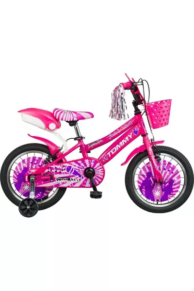 دراجة أطفال فاخرة مزودة بإكسسوارات بعجلات، مناسبة للأعمار من 5 إلى 8 سنوات