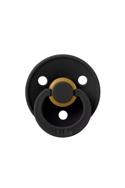 مصاصة مطاطية ملونة - أسود 0-6 أشهر