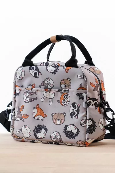 حقيبة حرارية عازلة للماء لحمل الطعام مع حزام