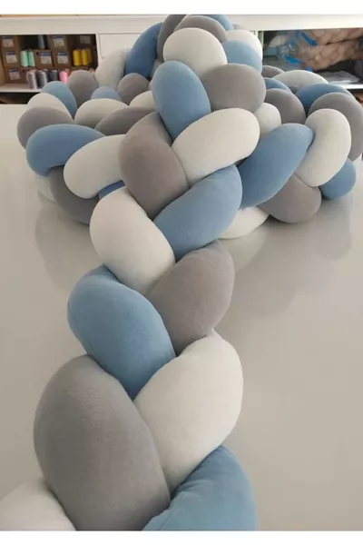 حامية سرير / سرير صغير منسوجة بثلاثة طبقات Cm