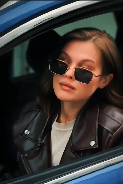 Occhiali da sole unisex Conda Lux nero e argento