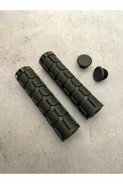 Schroefbare, siliconen, ergonomische fietshandvatten