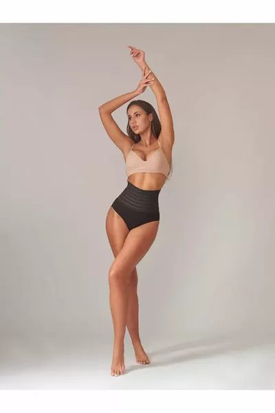 Buturo Model Buikstrakkende Verstevigende Slipkorset Zwart