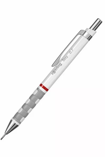 Химикалка Tikky Versatil 0.7 Бяла Бордо Черна