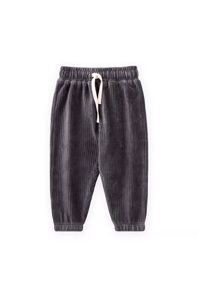 Ribbed Velvet Jogger Pants  Years Smoke