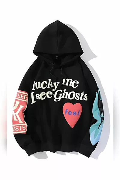 Унисекс черное худи с капюшоном