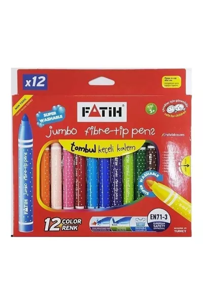 -Color Jumbo Felt Tip Pen 