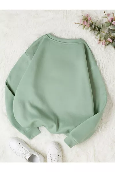 Bisiklet Yaka Yeni Brooklyn Baskılı Kız/erkek Sweatsihrt