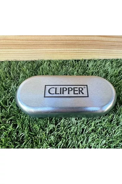 Blue Shiny Deep Blue Lighter with Stones