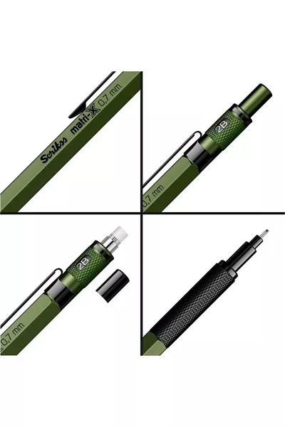 Механический карандаш Matrix 0,7 мм, цвет хаки