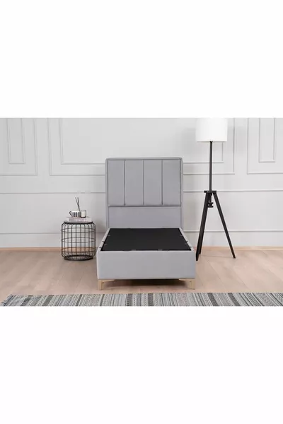 Основание с ящиком Gold Therapy, серое (ЗАГОЛОВОК И МАТРАС НЕ ВКЛЮЧЕНЫ)