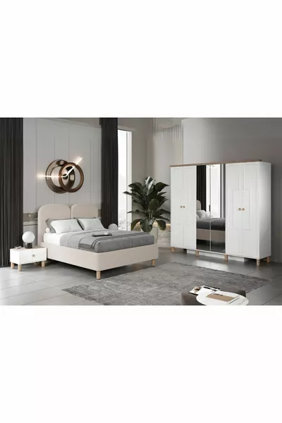 Penne Mirrored Bedroom Set