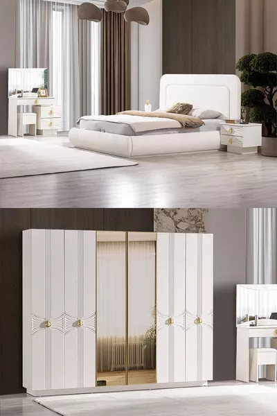 Спален комплект Dora с 6 врати